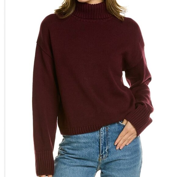 REVOLVE 525 Laced Back Turtleneck Sweater XS NWT - Picture 1 of 13